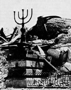 Warsaw Synagogue destroyed by the Germans