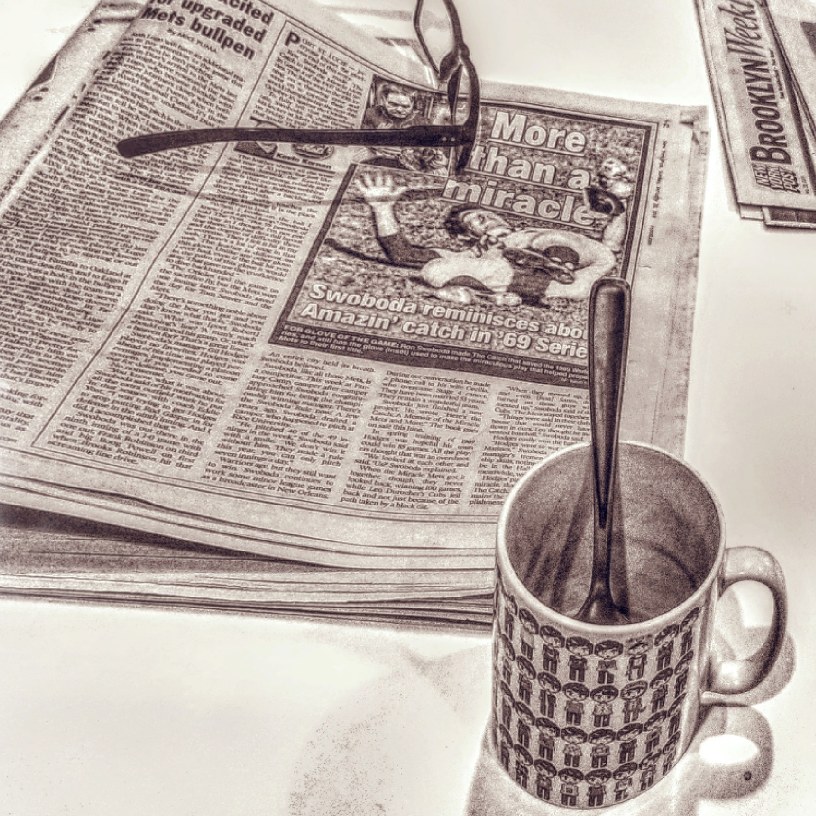 coffee and the newspaper